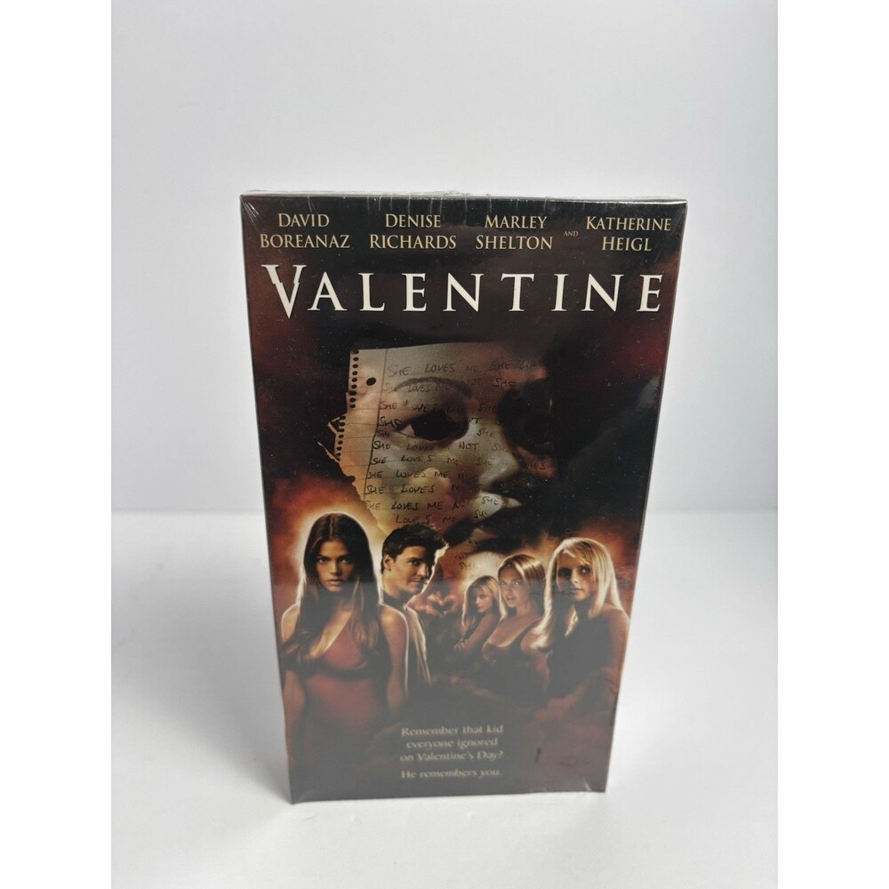 Valentine Horror VHS David Boreanaz Denise Richards  SEALED